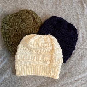 Ponytail Beanies